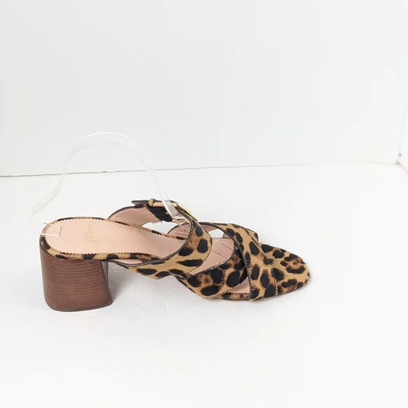 NWOT Jcrew Leopard Penny Slides - Picture 10 of 16